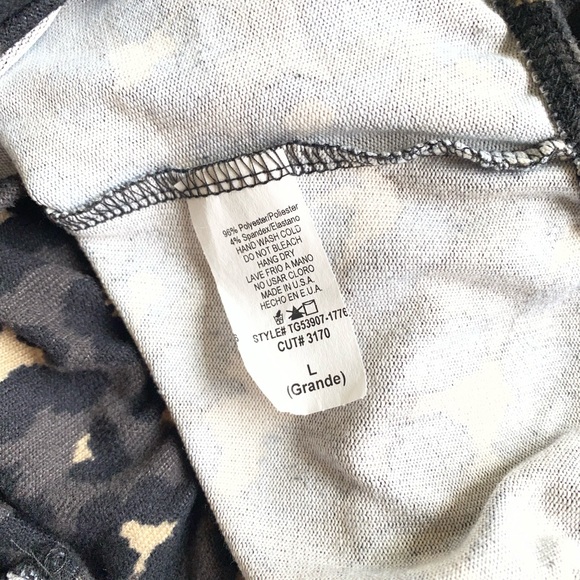 Dark Leopard Longsleeve Bodysuit - Picture 4 of 4